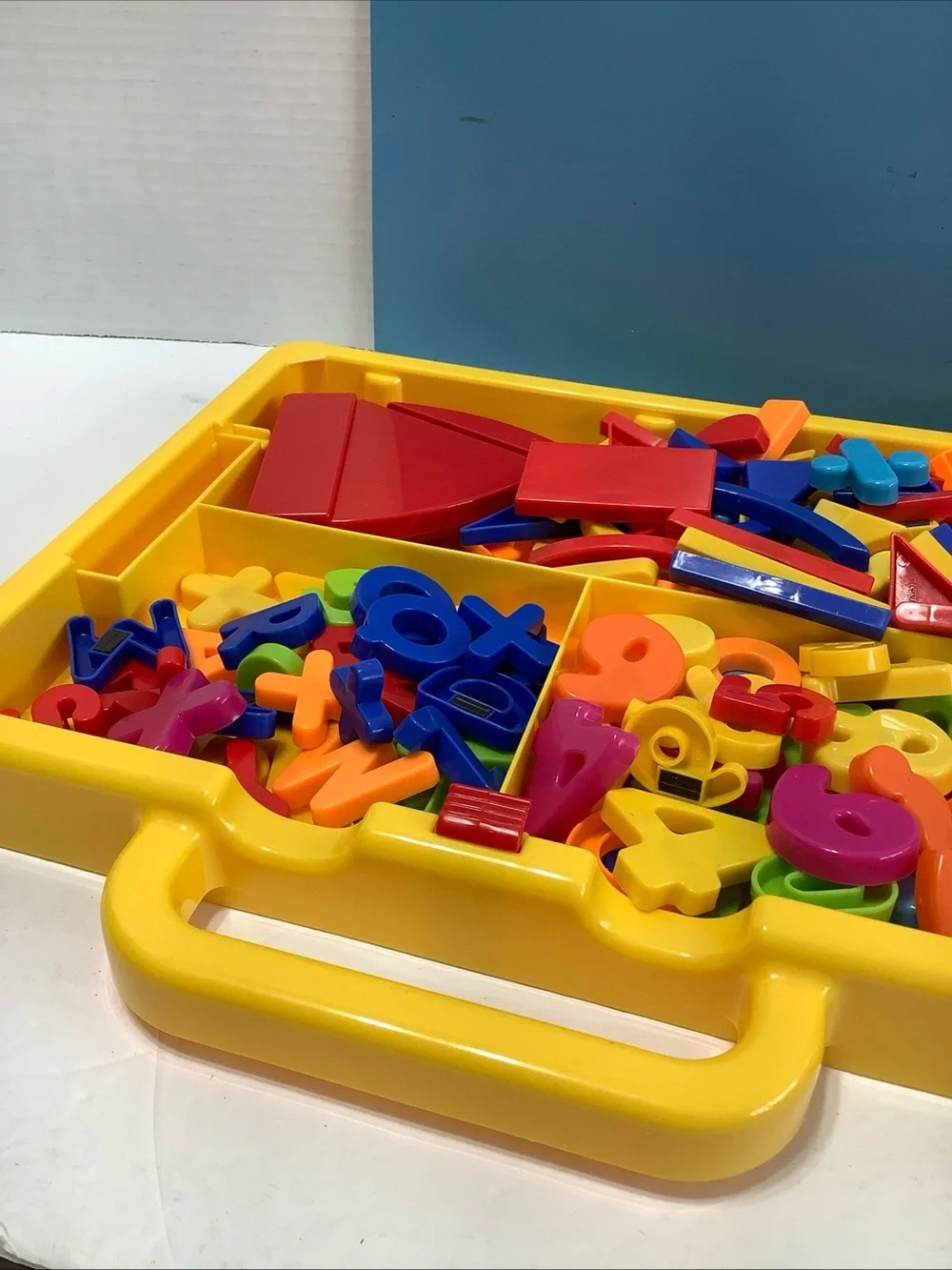 Megcos magnetic letter and number board in carrying Case. .